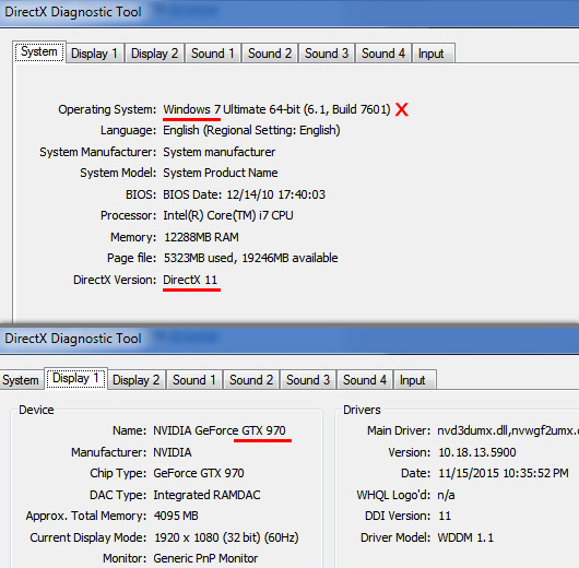 using DxDiag